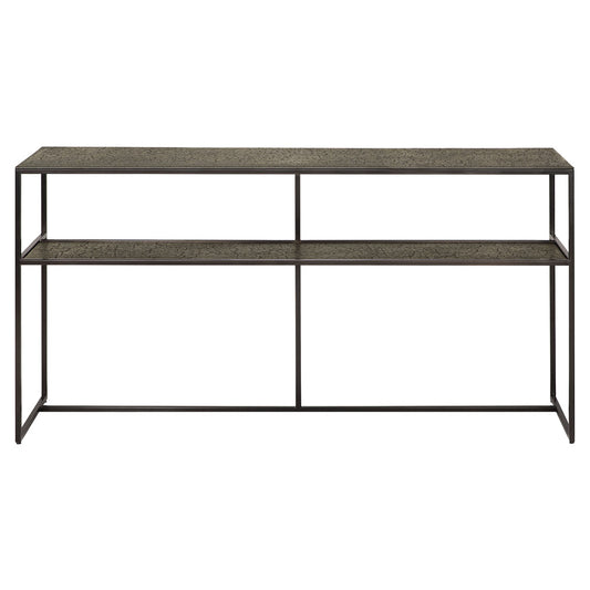 Pentagon Console Table - Lava Whisky
