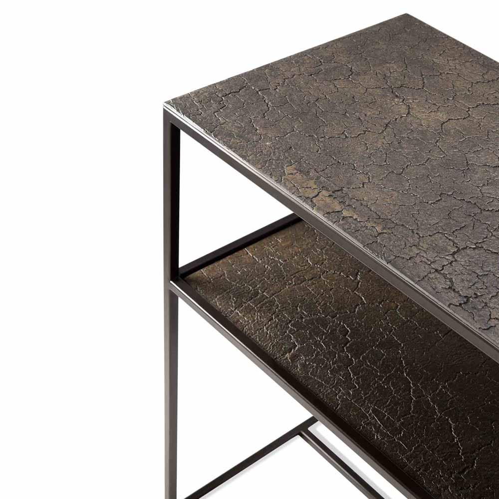 Pentagon Console Table - Lava Whisky