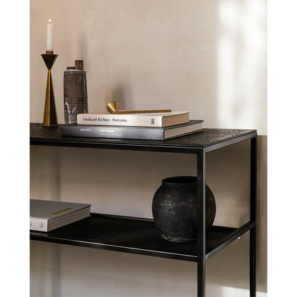 Pentagon Console Table - Lava Whisky