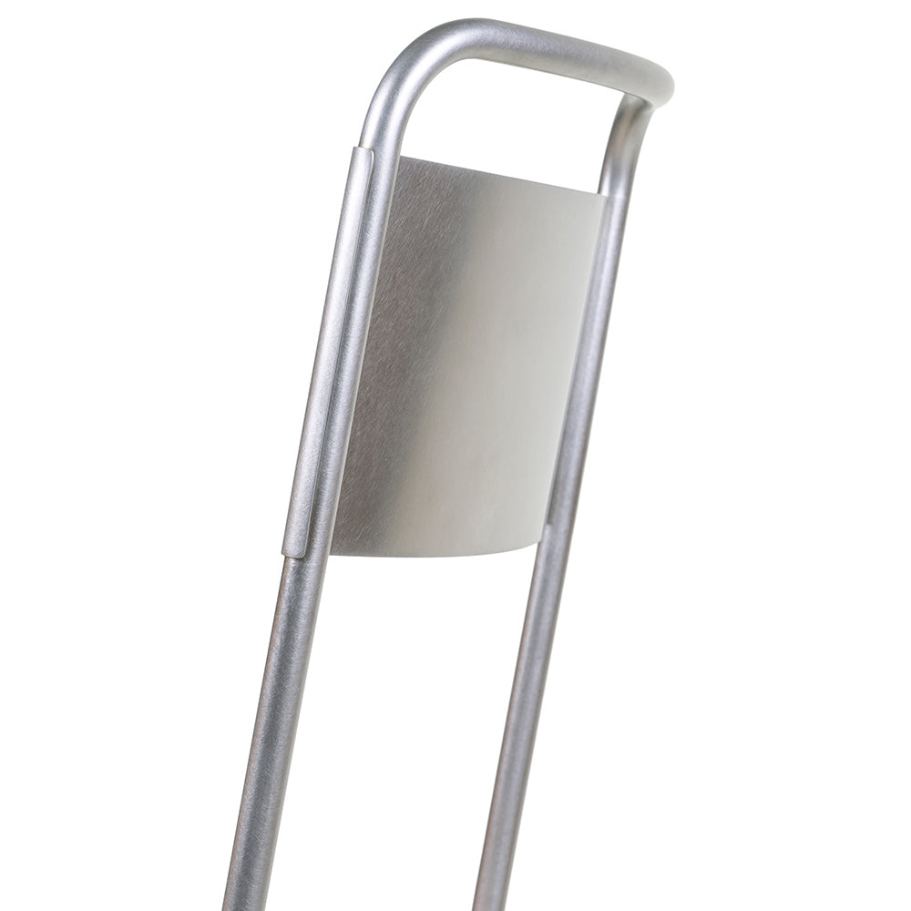 Petit Rond Chair - Natural Leather, Stainless Steel