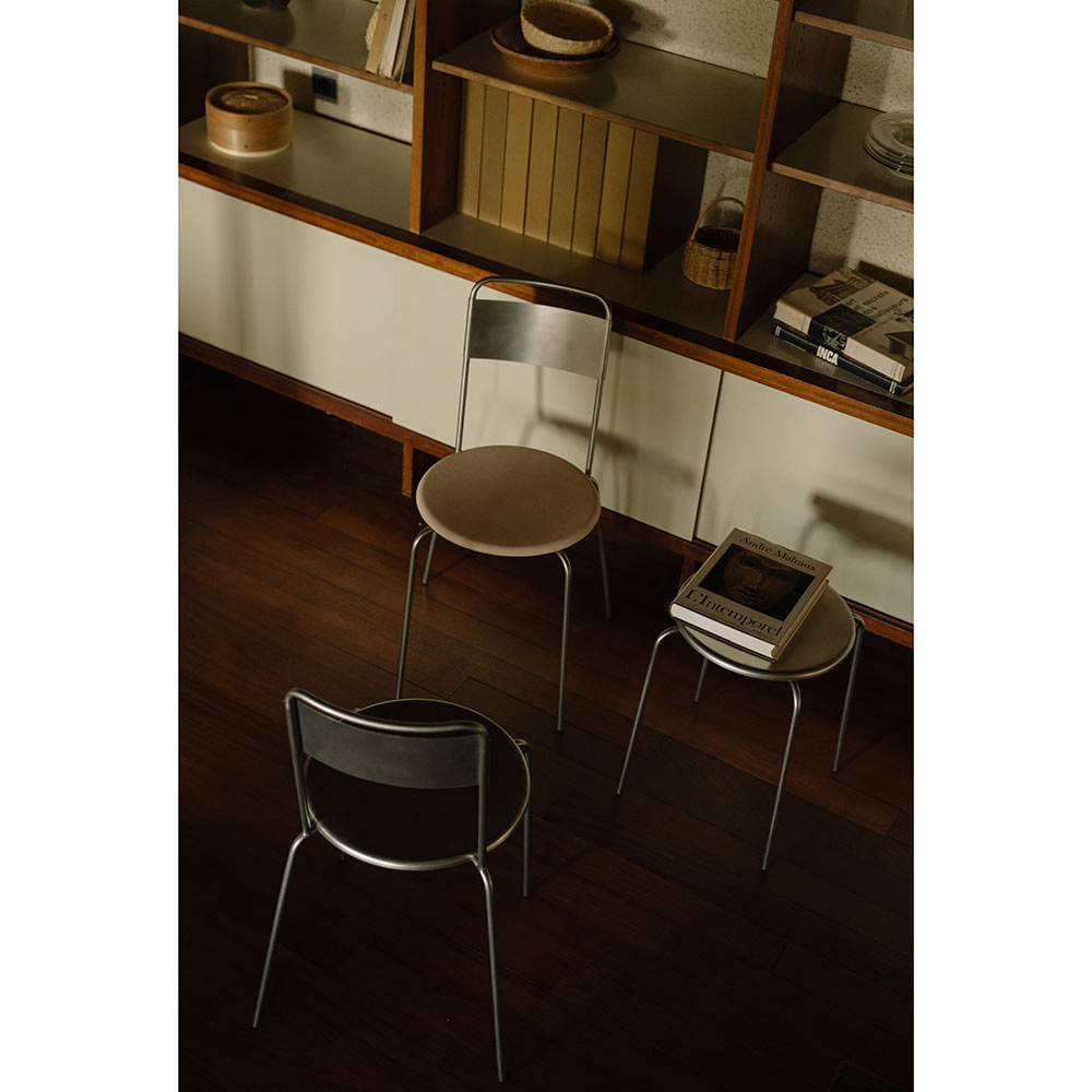 Petit Rond Chair - Stainless Steel