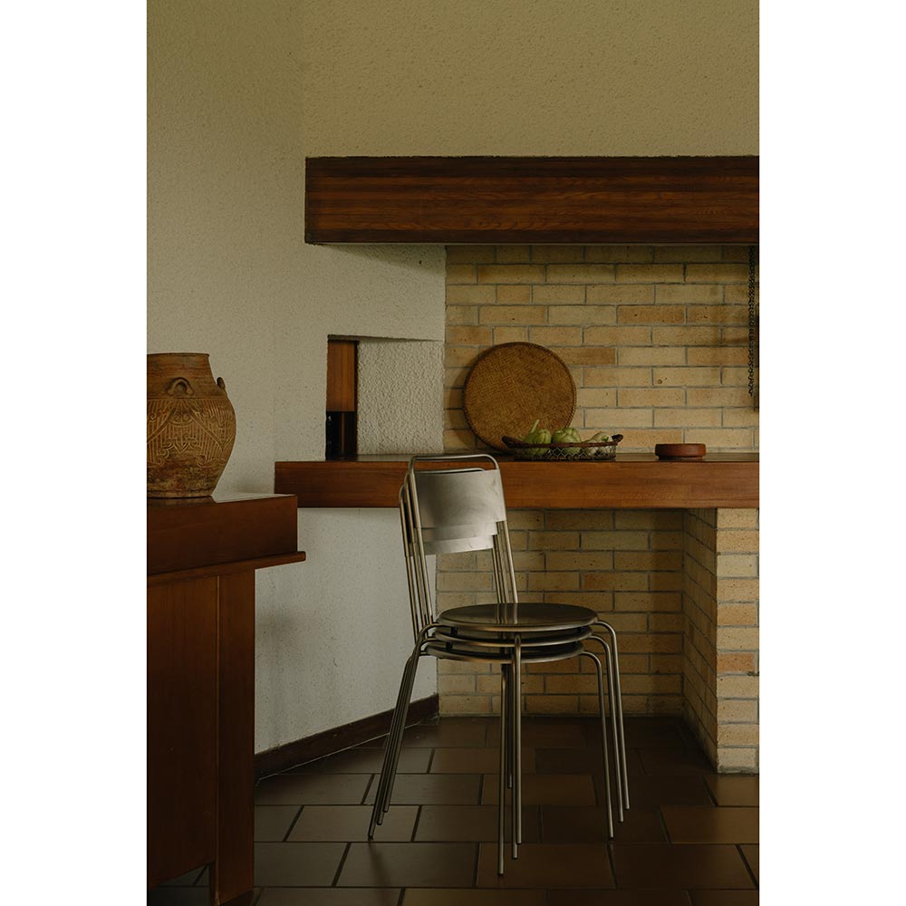 Petit Rond Chair - Stainless Steel