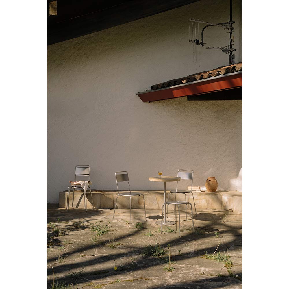 Petit Rond Chair - Stainless Steel