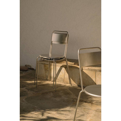 Petit Rond Chair - Stainless Steel