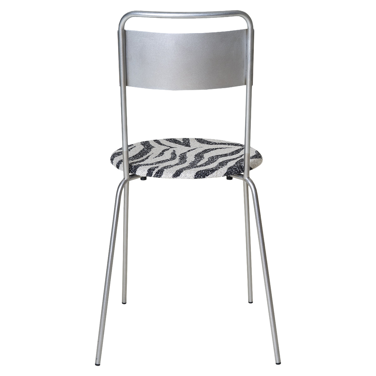 Petit Rond Chair - Zebra, Stainless Steel