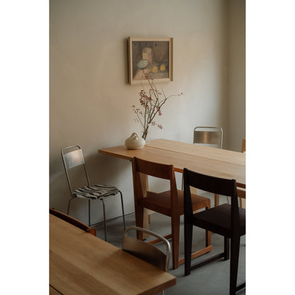 Petit Rond Chair - Zebra, Stainless Steel