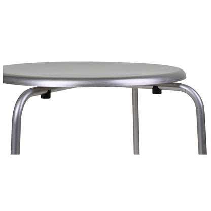 Petit Rond Stool - Stainless Steel