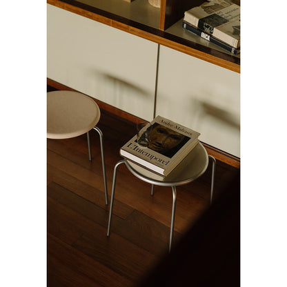 Petit Rond Stool - Stainless Steel