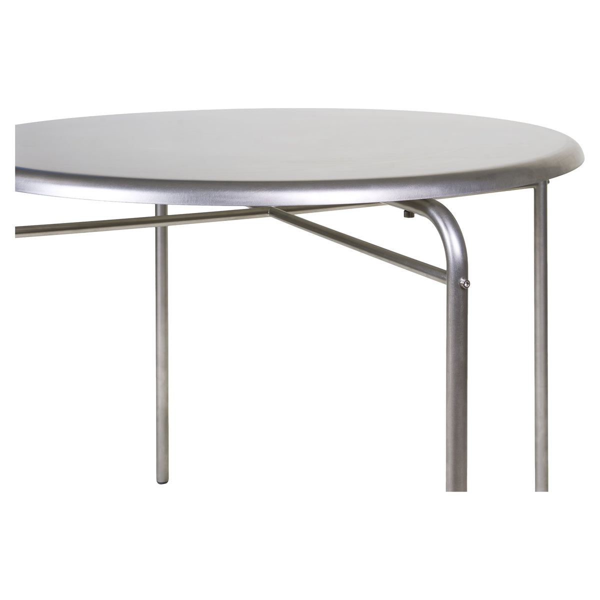Petit Rond Table - Stainless Steel, Large
