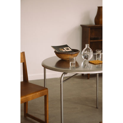 Petit Rond Table - Stainless Steel, Large