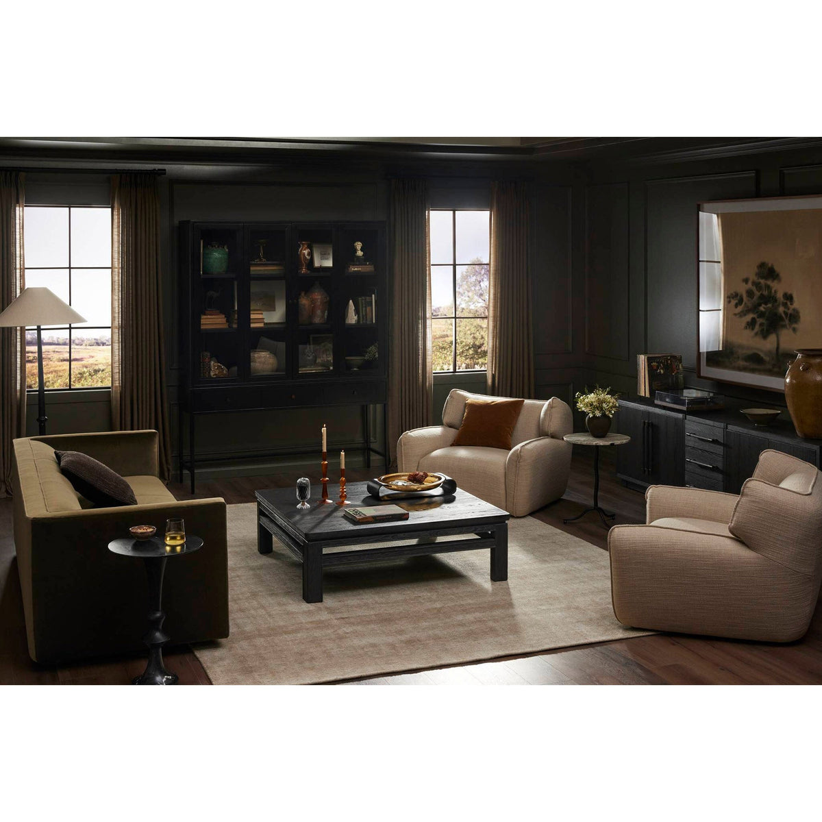 Phillip Sofa - Surrey Olive