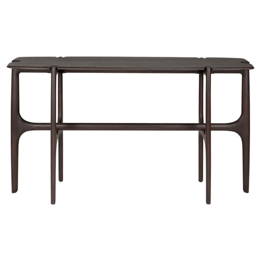 PI Console - 6 Legs, Dark Brown Teak