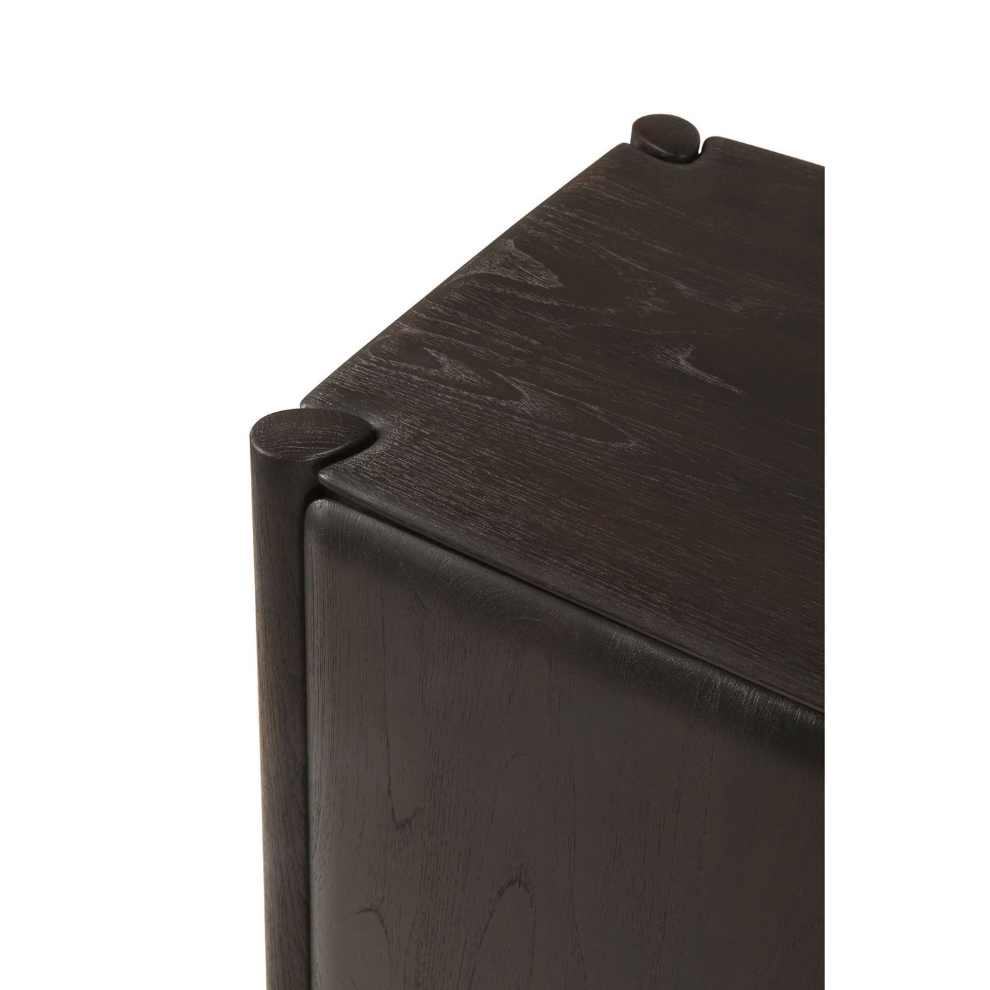 PI Cupboard - 2 Doors - Dark Brown Teak