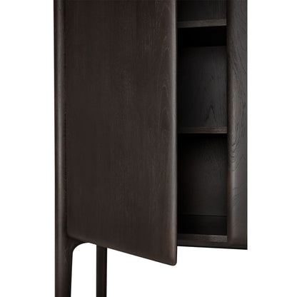 PI Cupboard - 2 Doors - Dark Brown Teak