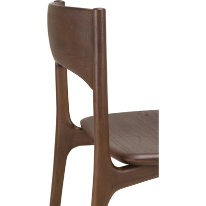 Pi Dining Chair - Brown Teak