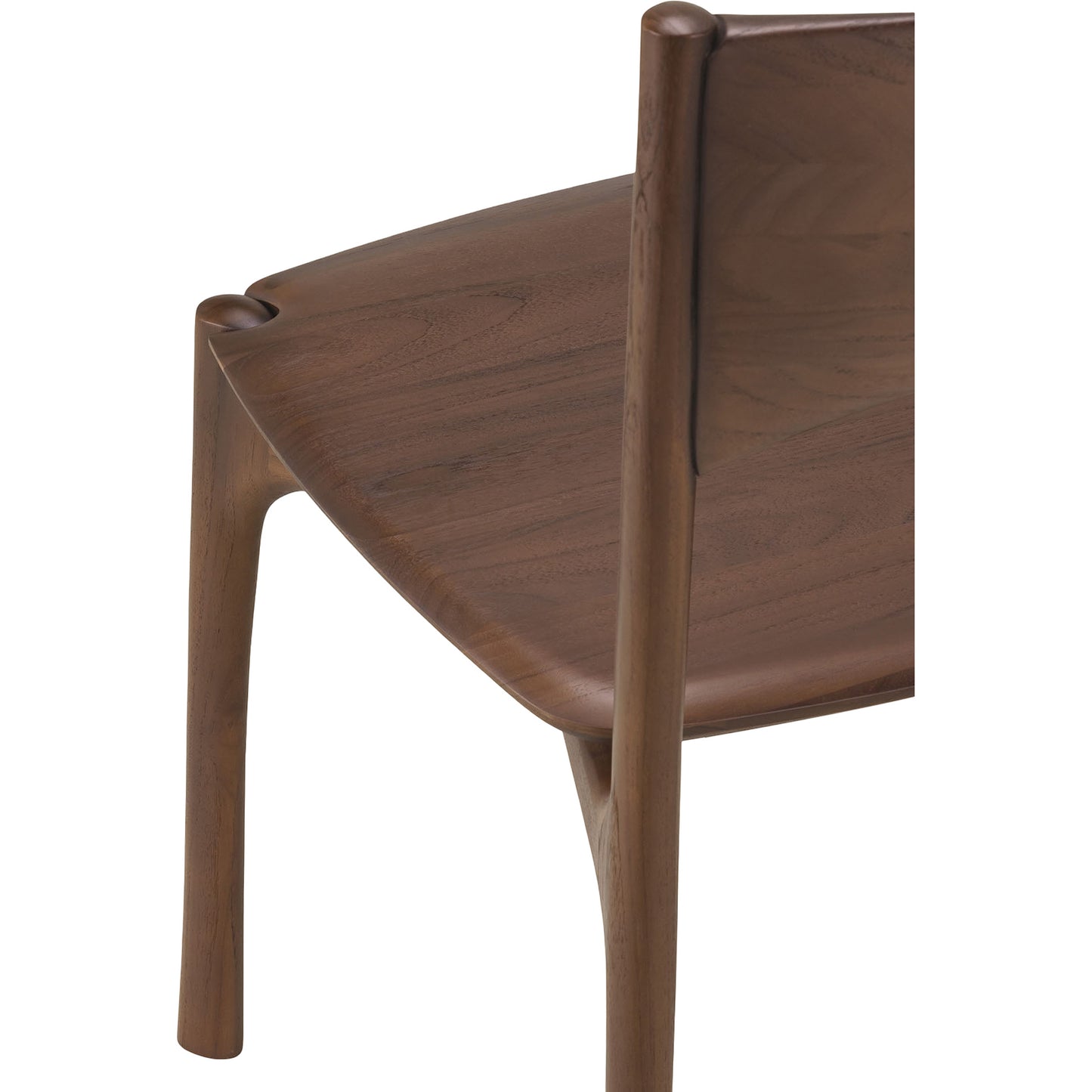 Pi Dining Chair - Brown Teak