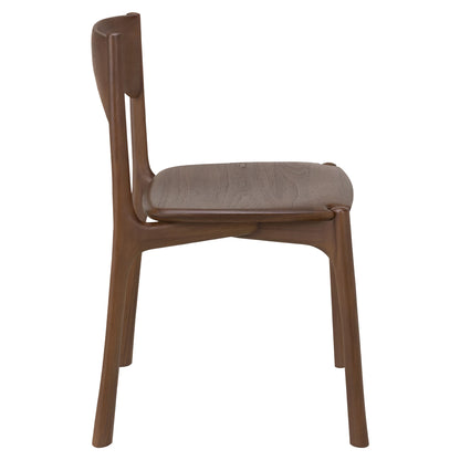 Pi Dining Chair - Brown Teak