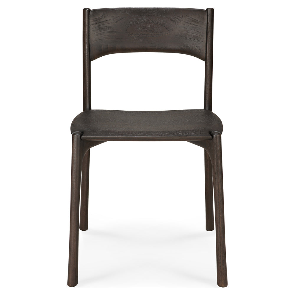 PI Dining Chair - Dark Brown Teak
