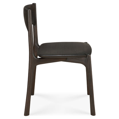 PI Dining Chair - Dark Brown Teak