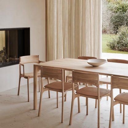 Pi Dining Chair with Armrest - Oak