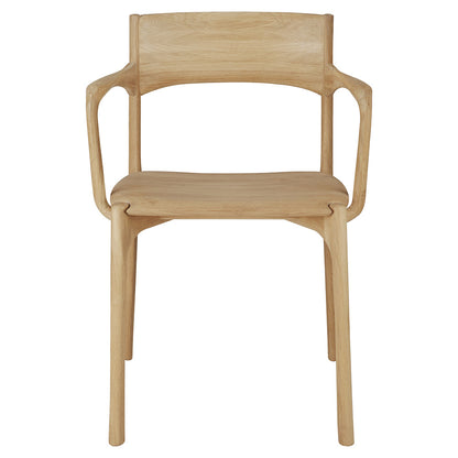 Pi Dining Chair with Armrest - Oak
