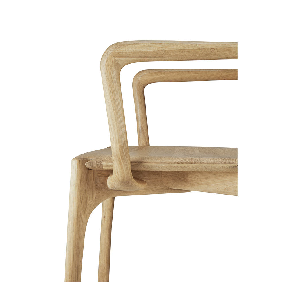Pi Dining Chair with Armrest - Oak