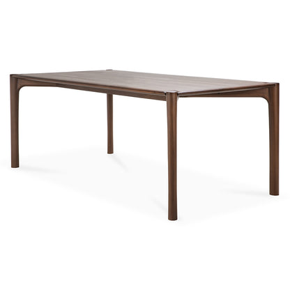 Pi Dining Table - Brown Teak