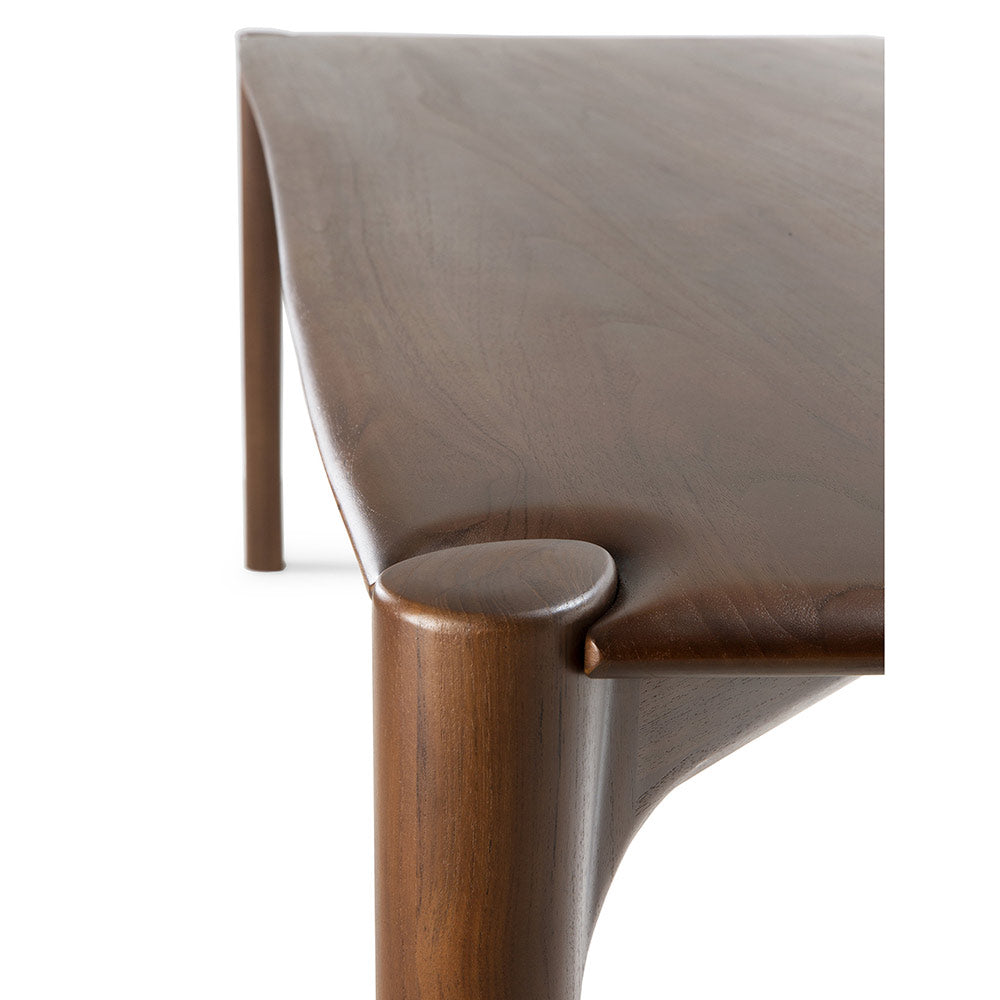 Pi Dining Table - Brown Teak