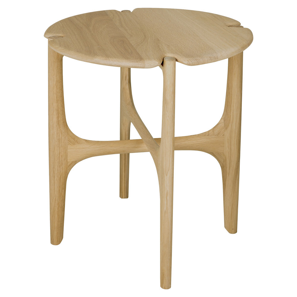 Pi Round Side Table - Oak