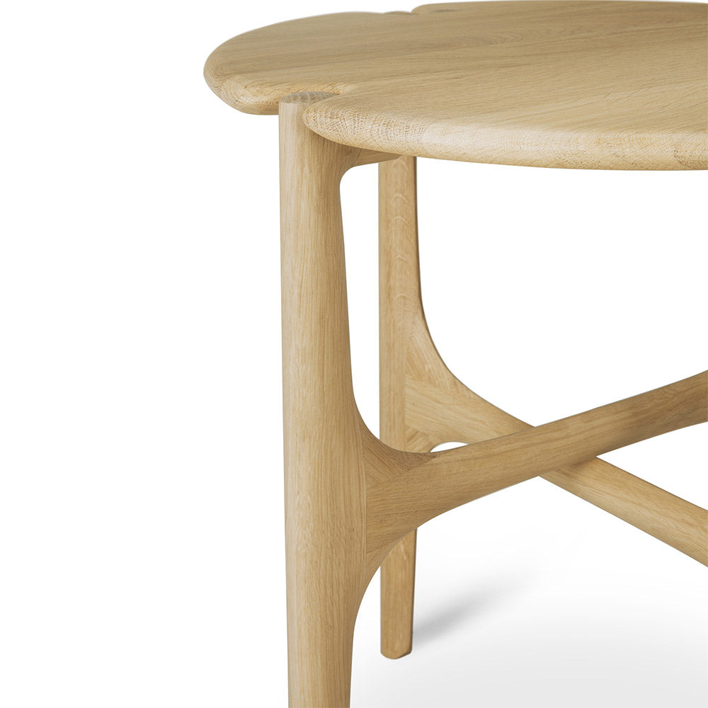 Pi Round Side Table - Oak