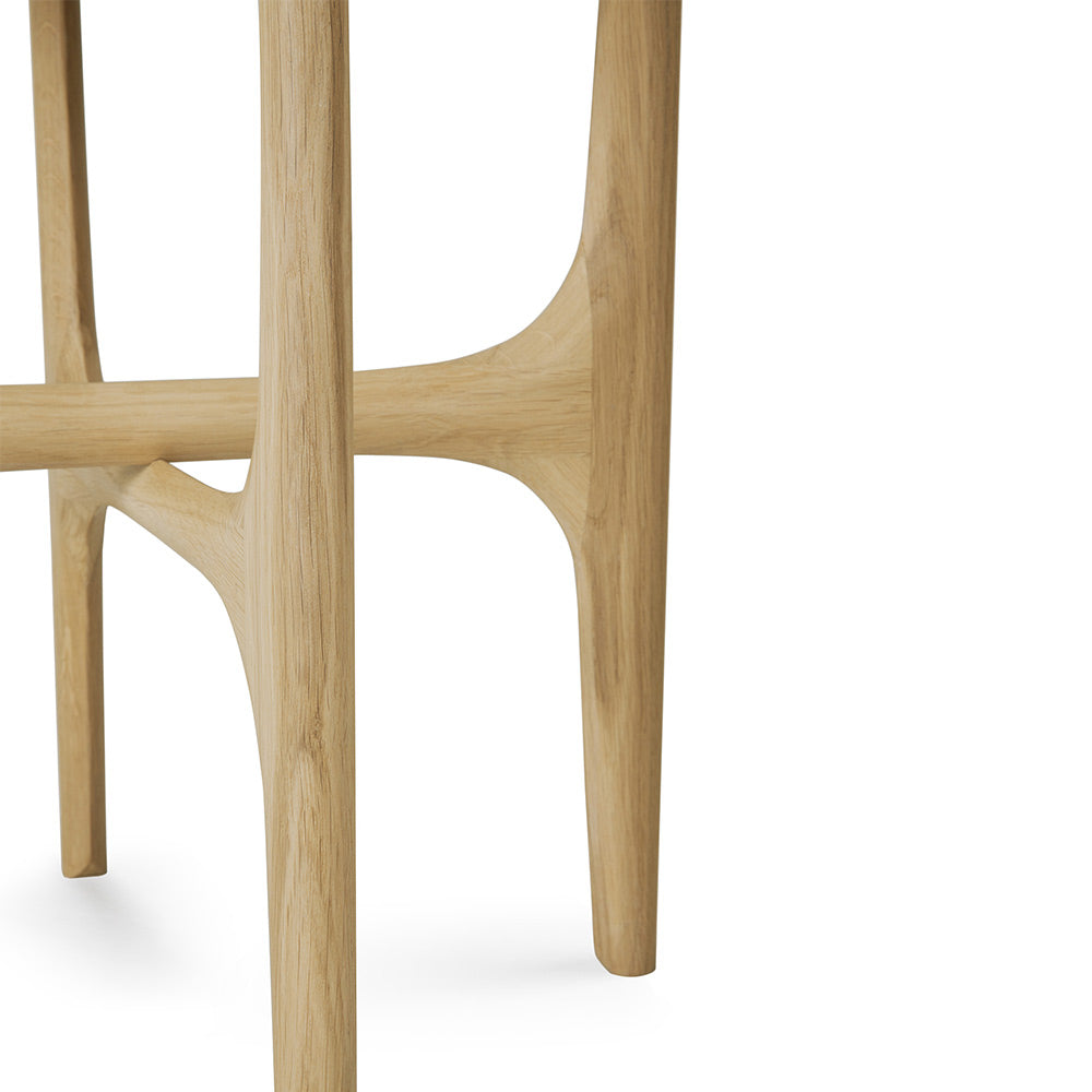 Pi Round Side Table - Oak