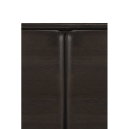PI TV Cupboard - 1 Drawer, Dark Brown Teak