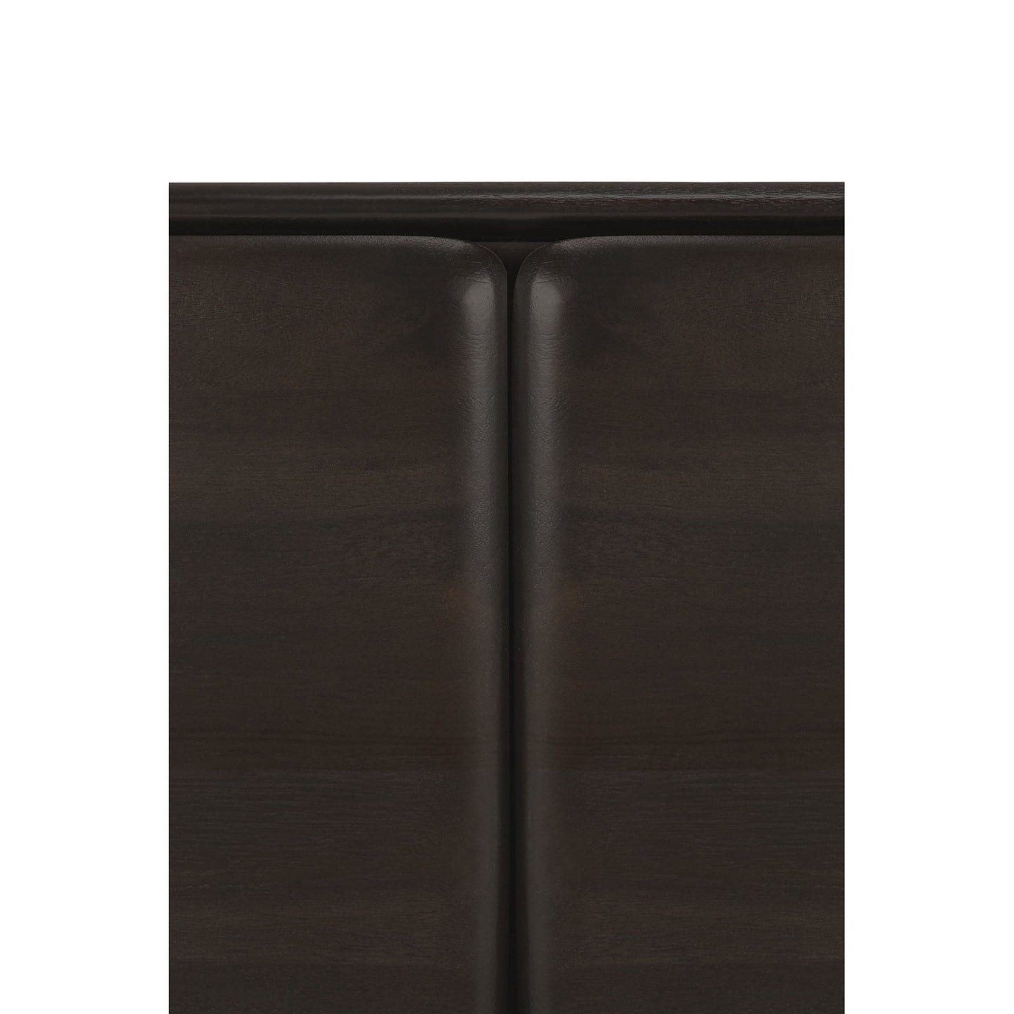 PI TV Cupboard - 2 Drawer, Dark Brown Teak