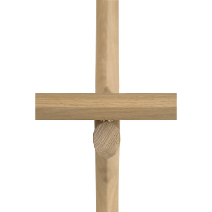 Pi Wall Shelf 39.5"W- Oak, 1 Shelf