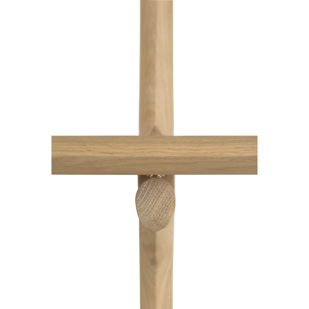 Pi Wall Shelf 66.5"W- Oak, 1 Shelf