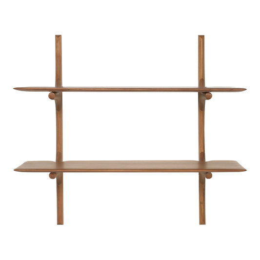 PI Wall Shelf - Mahogany, 2 Shelves