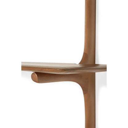 PI Wall Shelf - Mahogany, 2 Shelves