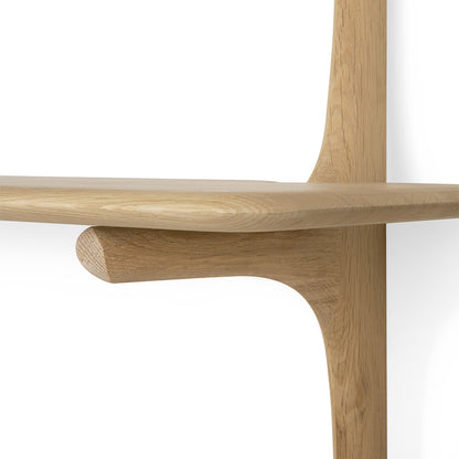 Pi Wall Shelf - Oak, 5 Shelves
