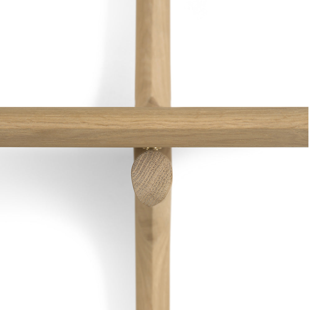 Pi Wall Shelf - Oak, 5 Shelves