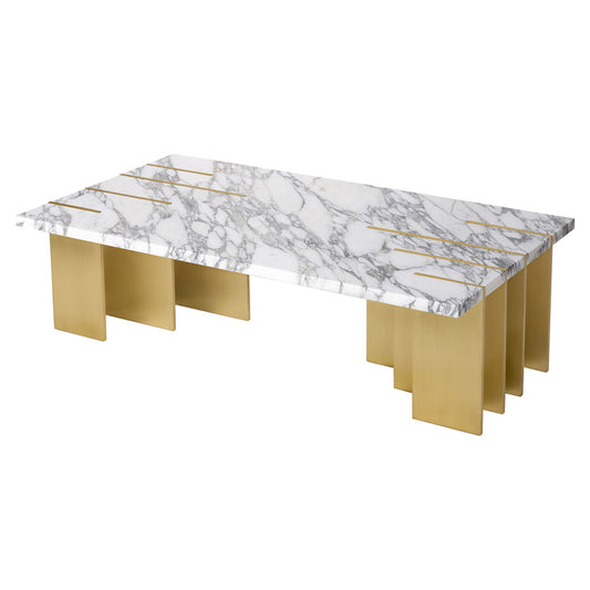 Pianist Coffee Table - Calacatta Marble
