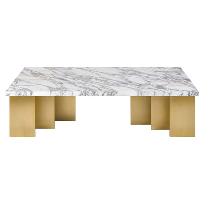Pianist Coffee Table - Calacatta Marble
