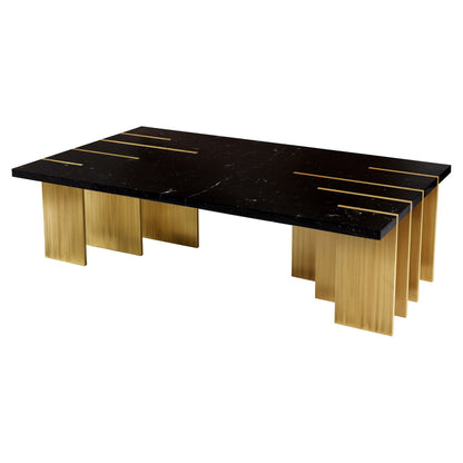 Pianist Coffee Table - Nero Marquina Marble