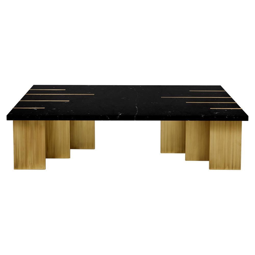 Pianist Coffee Table - Nero Marquina Marble