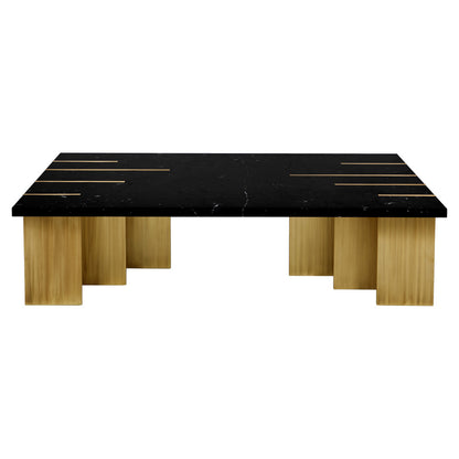 Pianist Coffee Table - Nero Marquina Marble