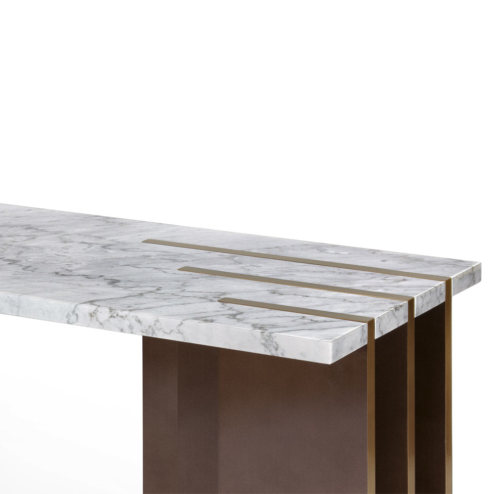 Pianist Console - Carrara Marble