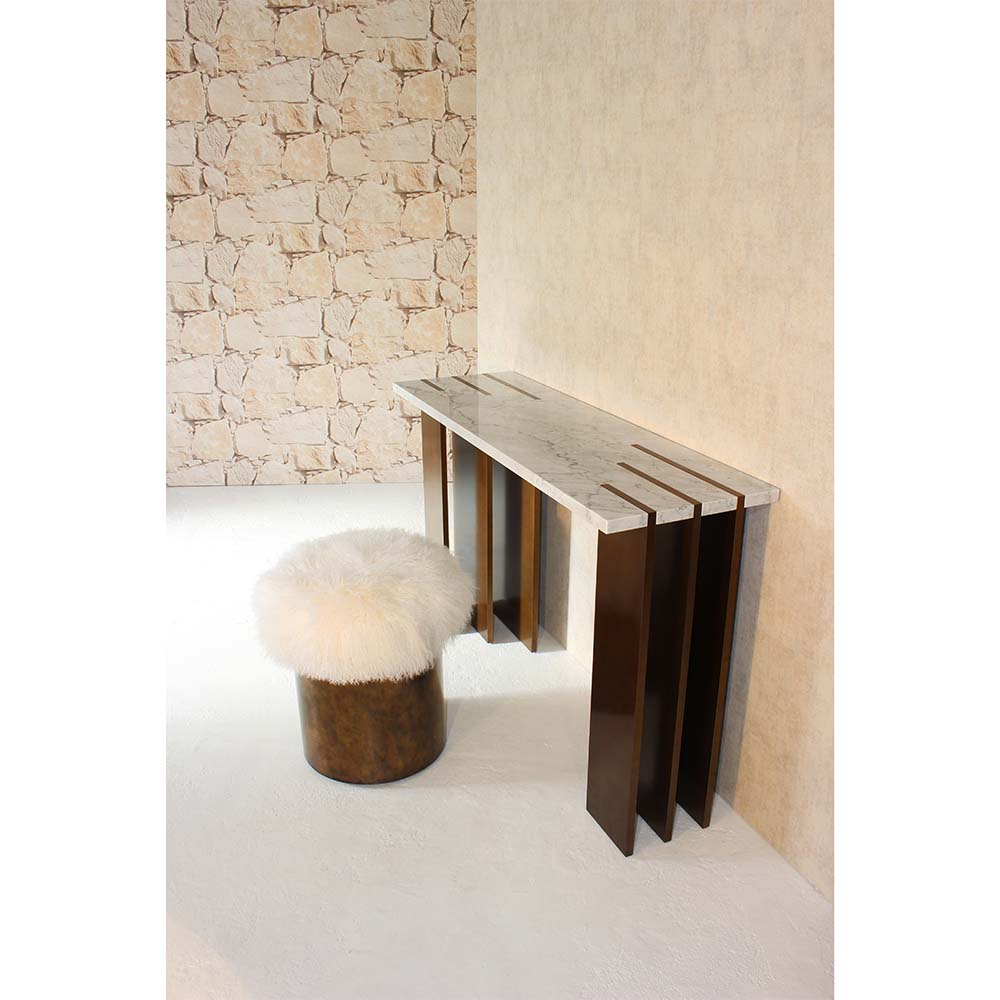 Pianist Console - Carrara Marble