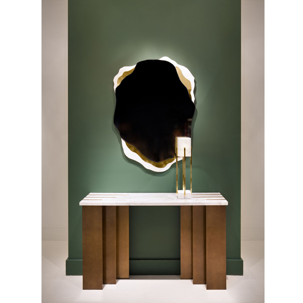 Pianist Console - Carrara Marble