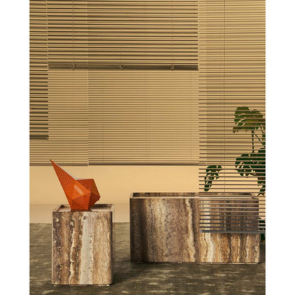 Pietra Square Side Table - Lively Sepia