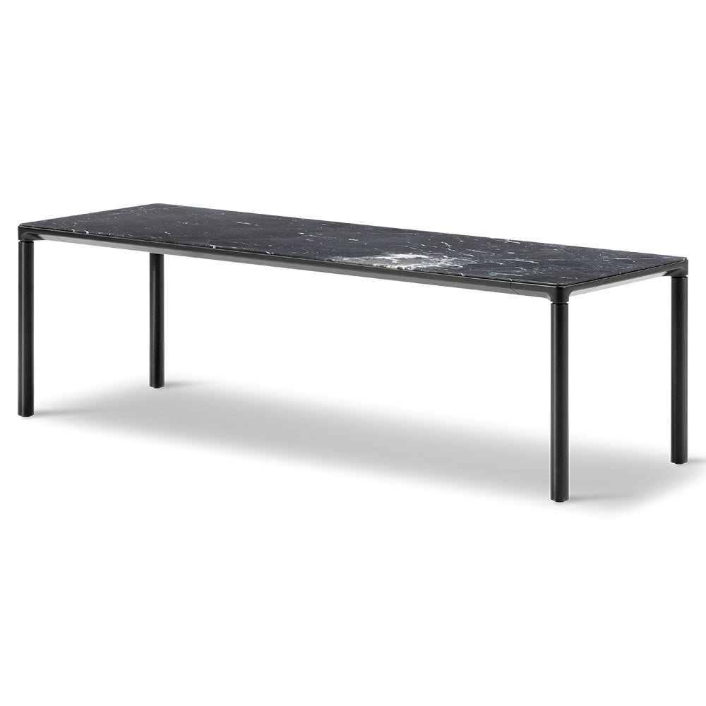 Piloti Extra Large Rectangular Coffee Table - Aluminum