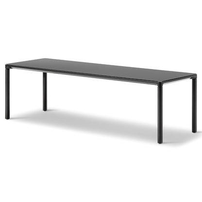 Piloti Extra Large Rectangular Coffee Table - Aluminum